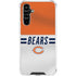NFL Chicago Bears White Striped Galaxy A54 5G Clear Case