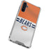 NFL Chicago Bears White Striped Galaxy A54 5G Clear Case