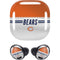 NFL Chicago Bears White Striped Galaxy Buds Pro Skin