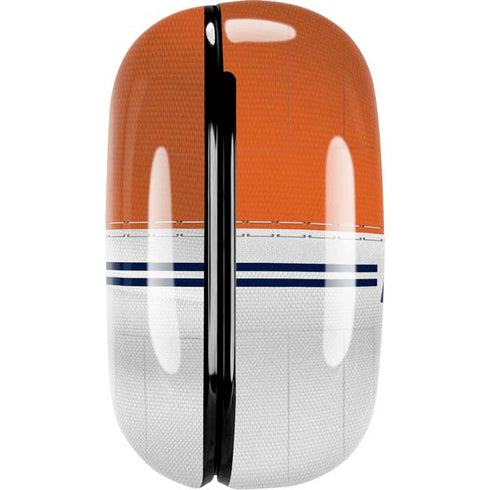 NFL Chicago Bears White Striped Galaxy Buds Pro Skin