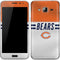 NFL Chicago Bears White Striped Galaxy J3 Skin
