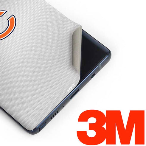 NFL Chicago Bears White Striped Galaxy Note 9 Skin