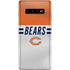 NFL Chicago Bears White Striped Galaxy S10 Plus Skin