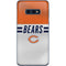 NFL Chicago Bears White Striped Galaxy S10e Skin