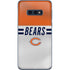 NFL Chicago Bears White Striped Galaxy S10e Skin
