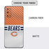 NFL Chicago Bears White Striped Galaxy S20 Skin