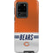 NFL Chicago Bears White Striped Galaxy S20 Ultra 5G Pro Case