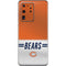 NFL Chicago Bears White Striped Galaxy S20 Ultra 5G Skin