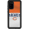 NFL Chicago Bears White Striped Galaxy S20 Waterproof Case