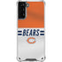 NFL Chicago Bears White Striped Galaxy S21 Plus 5G Clear Case
