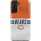 NFL Chicago Bears White Striped Galaxy S21 Plus 5G Pro Case