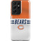 NFL Chicago Bears White Striped Galaxy S21 Ultra 5G Pro Case