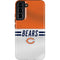 NFL Chicago Bears White Striped Galaxy S22 Plus Pro Case