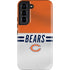 NFL Chicago Bears White Striped Galaxy S22 Pro Case