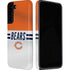 NFL Chicago Bears White Striped Galaxy S22 Pro Case