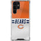 NFL Chicago Bears White Striped Galaxy S22 Ultra Clear Case