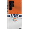NFL Chicago Bears White Striped Galaxy S22 Ultra Pro Case