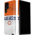 NFL Chicago Bears White Striped Galaxy S22 Ultra Pro Case