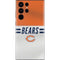 NFL Chicago Bears White Striped Galaxy S22 Ultra Skin