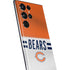 NFL Chicago Bears White Striped Galaxy S22 Ultra Skin