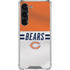 NFL Chicago Bears White Striped Galaxy S23 Clear Case