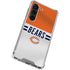 NFL Chicago Bears White Striped Galaxy S23 Clear Case