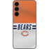 NFL Chicago Bears White Striped Galaxy S23 FE Skin