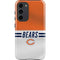 NFL Chicago Bears White Striped Galaxy S23 Plus Pro Case