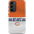 NFL Chicago Bears White Striped Galaxy S23 Plus Pro Case