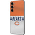 NFL Chicago Bears White Striped Galaxy S23 Plus Skin