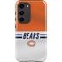 NFL Chicago Bears White Striped Galaxy S23 Pro Case