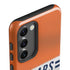 NFL Chicago Bears White Striped Galaxy S23 Pro Case