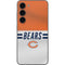 NFL Chicago Bears White Striped Galaxy S23 Skin