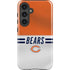 NFL Chicago Bears White Striped Galaxy S24 Impact Case