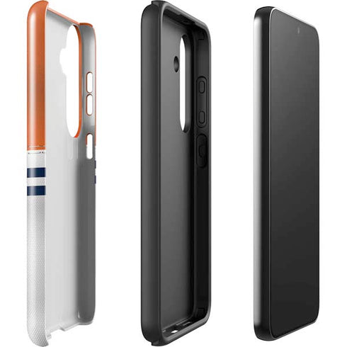 NFL Chicago Bears White Striped Galaxy S24 Plus Impact Case