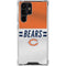 NFL Chicago Bears White Striped Galaxy S24 Ultra Clear Case