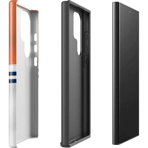 NFL Chicago Bears White Striped Galaxy S24 Ultra Impact Case