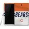 NFL Chicago Bears White Striped Samsung Galaxy Tab Skin