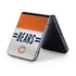 NFL Chicago Bears White Striped Galaxy Z Flip5 5G Skin