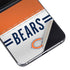 NFL Chicago Bears White Striped Galaxy Z Flip5 5G Skin