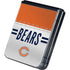 NFL Chicago Bears White Striped Galaxy Z Flip5 5G Skin