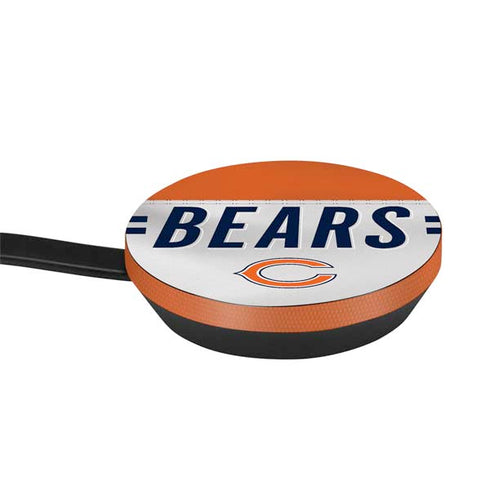 NFL Chicago Bears White Striped Google Stadia Controller Skin