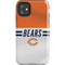 NFL Chicago Bears White Striped iPhone 11 Impact Case