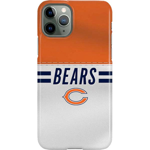 NFL Chicago Bears White Striped iPhone 11 Pro Lite Case
