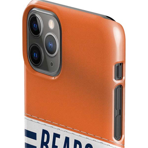 NFL Chicago Bears White Striped iPhone 11 Pro Lite Case