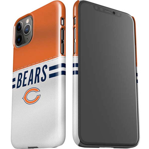 NFL Chicago Bears White Striped iPhone 11 Pro Lite Case