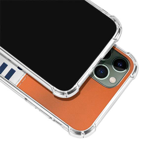 NFL Chicago Bears White Striped iPhone 11 Pro Max Clear Case