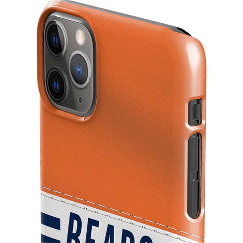 NFL Chicago Bears White Striped iPhone 11 Pro Max Lite Case