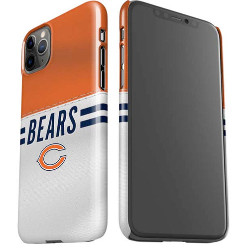 NFL Chicago Bears White Striped iPhone 11 Pro Max Lite Case
