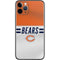 NFL Chicago Bears White Striped iPhone 11 Pro Skin